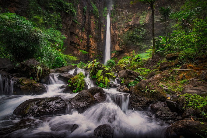 air terjun kapas biru tempat wisata di jawa timur