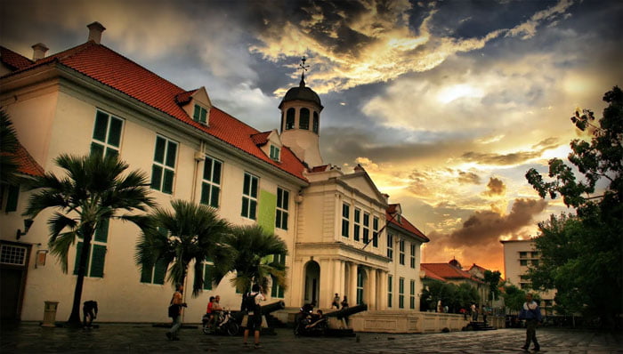 bangunan kawasan wisata kota tua jakarta